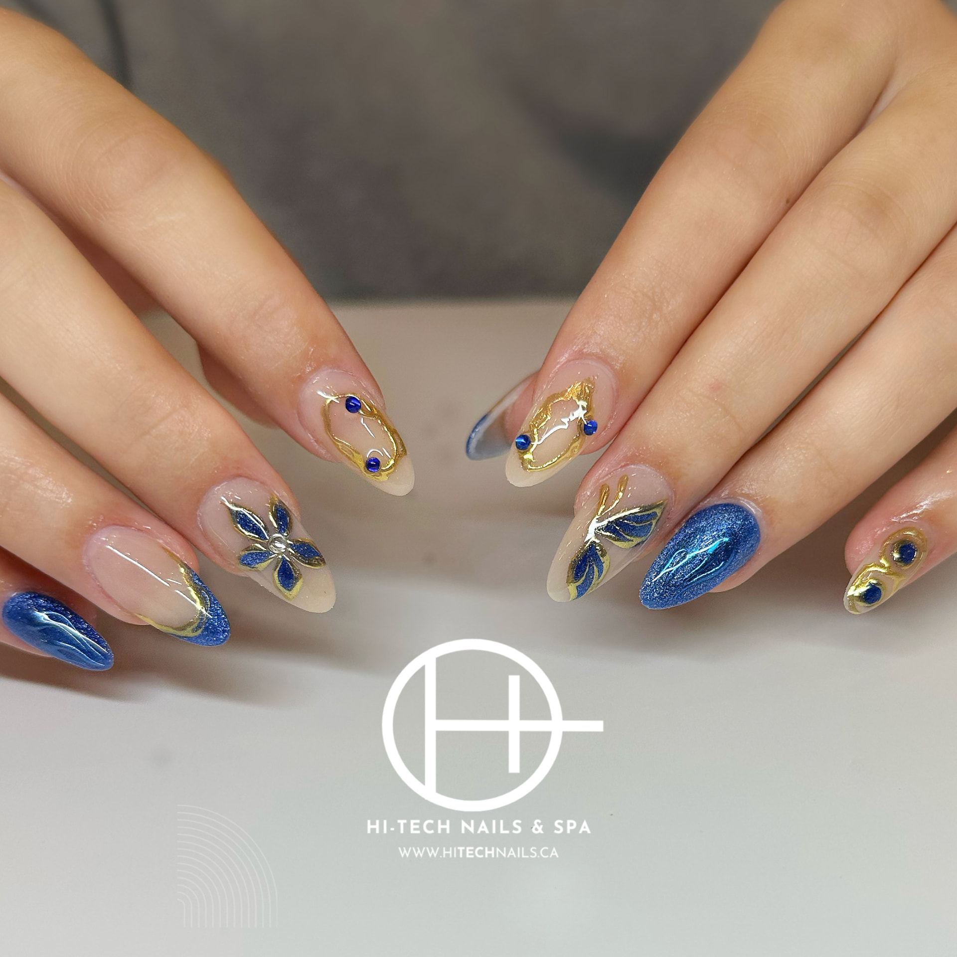 Gilded Blue