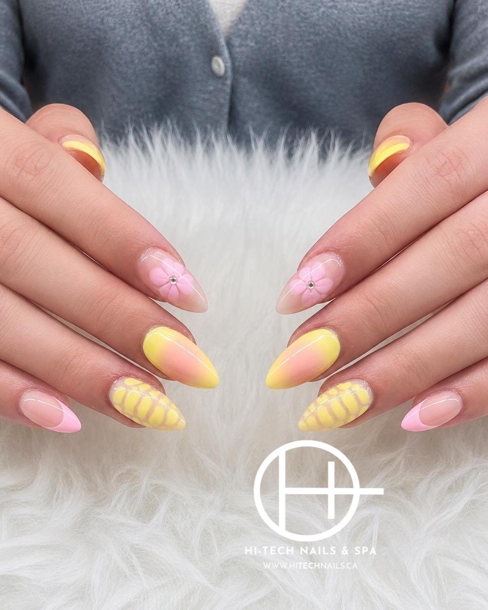 Manicure close-up